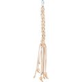 Trixie Leather Toy with Wooden Pearls for Birds Nature