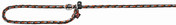 Trixie Mountain Rope Retriever Leash Black/Orange
