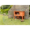 Trixie Natura Guinea Pig Hutch with Outdoor Run Brown