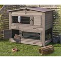 Trixie Natura Two Storeys Guinea Pigs and Rabbit Hutch Grey/Green