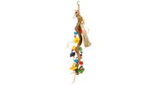 Trixie Natural Toy for Birds with Bark Wood, Rattan, Sea Grass & Wood