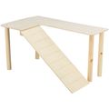 Trixie Platform with Ramp for Mice and Hamsters Wood
