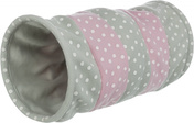 Trixie Playing Tunnel for Cats Light Grey/Pink