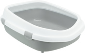 Trixie Primo Litter Tray with Rim for Cats Grey/White