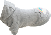 Trixie Rainbow Falls Dog Hoodie Light Grey