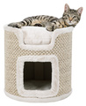 Trixie Ria Cat Tower Light Grey/Natural for Cats