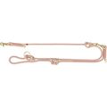 Trixie Soft Rope Adjustable Dog Lead Pink/Light Pink