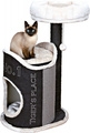 Trixie Susana Scratching Post Black/Light Grey/Grey for Cats