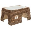 Trixie Tilda House with Bed for Guinea Pigs Bark Wood