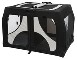 Trixie Transport Double Mobile Kennel for Dogs Black/Grey