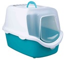 Trixie Vico Open Top Litter Tray for Cats with Hood Turquoise/White