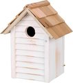 Trixie Wood Cottage Nest Boxn White
