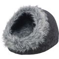 Trixie Yelina Cave Bed for Dogs Black/Grey