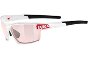 uvex White & Red Sportstyle 113 V Eyewear