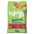 Wagg Active Goodness Dry Dog Food Beef & Veg