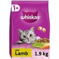 Whiskas 1+ Cat Complete Dry Food with Lamb