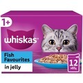 Whiskas 1+ Cat Pouches Fish Favourites in Jelly