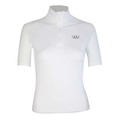 Woof Wear Ladies Short Sleeve Performance Riding Shirt White