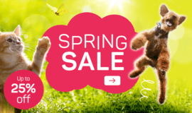Homepage Banner: Spring Sale