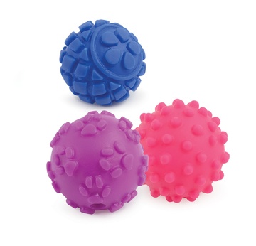 Ancol Small Bite Vinyl Balls for Puppies & Small Dogs