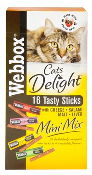 Webbox Cats Delight Mini Mix Cat Treats