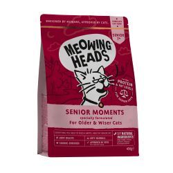 Meowing Heads Senior Moments Cat Food