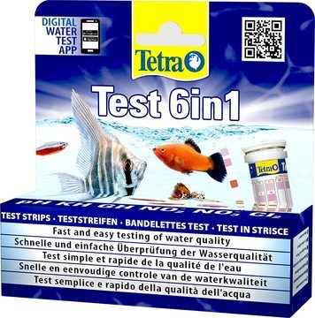 Tetra 6 In 1 Aquarium Water Test Strips