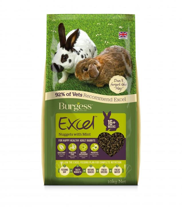 Burgess Excel Tasty Nuggets with Mint Adult Rabbit Food