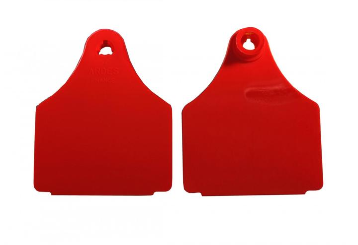 Agrihealth Eartag Large Front Plain Red