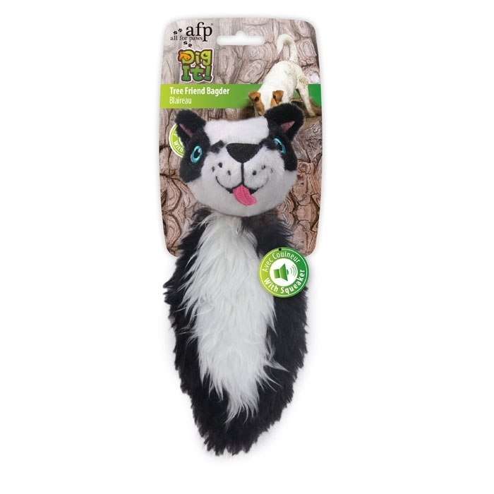 All For Paws Dig It Tree Friend Bagder Dog Toy
