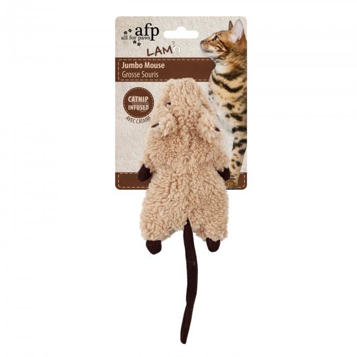 All For Paws Lamb Jumbo Crinkle Catnip Rodent Cat Toy