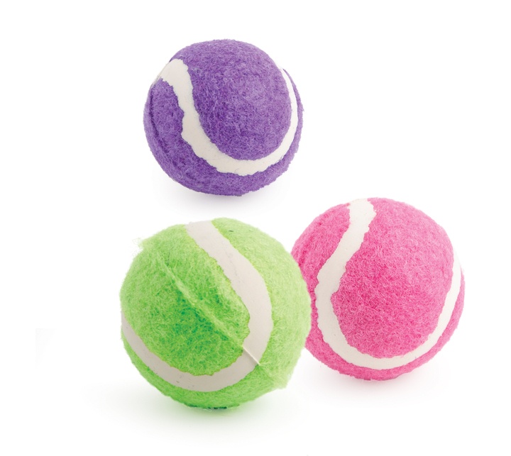 Ancol Small Bite Tennis Balls Small Dog & Puppy Toys