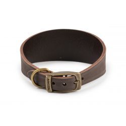 Ancol Timberwolf Sable Leather Whippet Collar