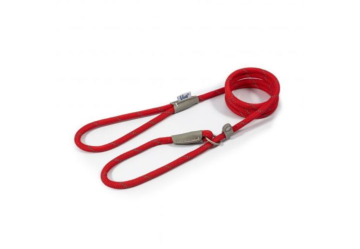 Ancol Viva Rope Slip Leads for Dogs Red