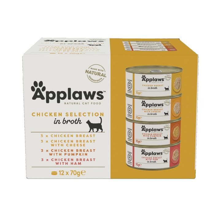 Applaws Natural Chicken Selection in Broth Cat Food