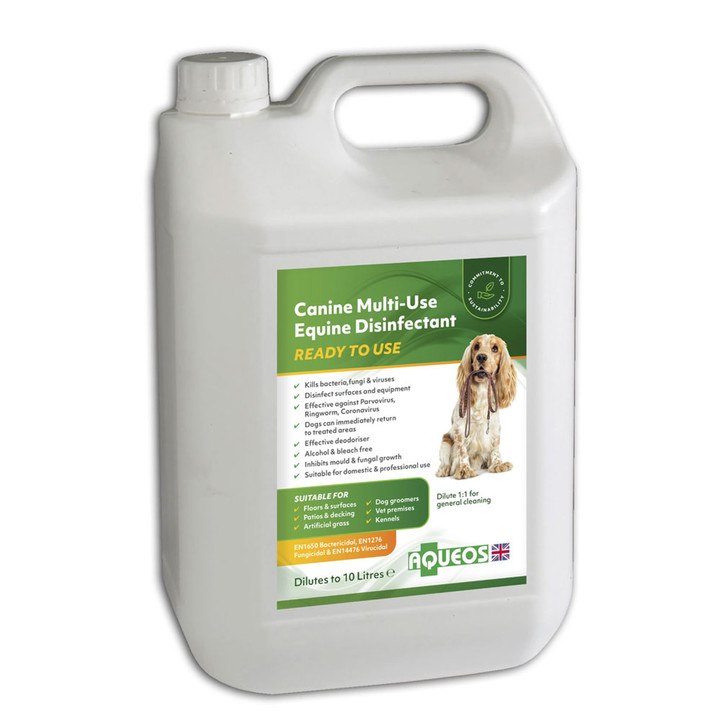 Aqueos Kennel, Patio & Multi-Use Canine Disinfectant