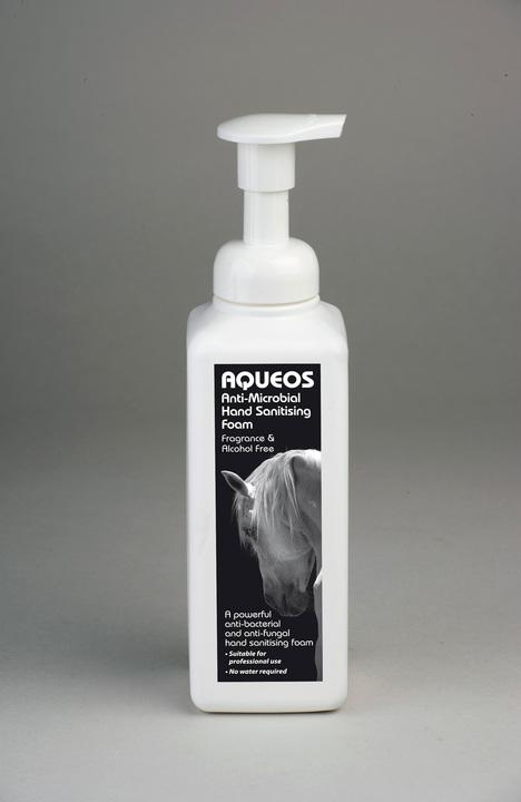 Aqueos Equine Anti-Microbial Hand Sanitising Foam