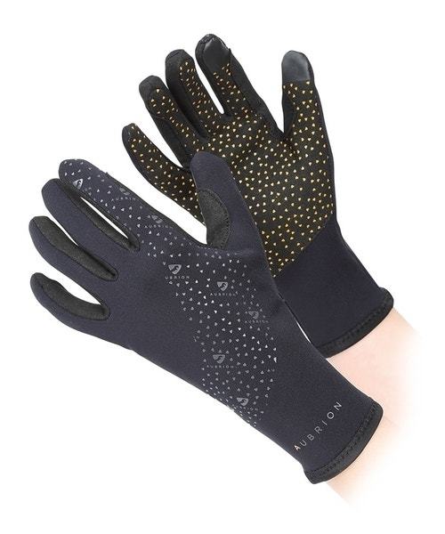 Aubrion Neoprene Super Grip Gloves Black