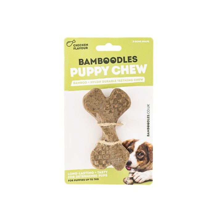 Bamboodles Puppy X Bone for Dogs