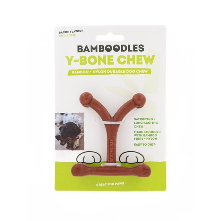 Bamboodles Y Bone Bacon Flavour for Dogs