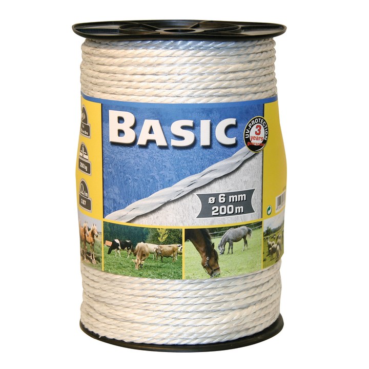 Basic Fencing Rope c/w S/Steel Wires