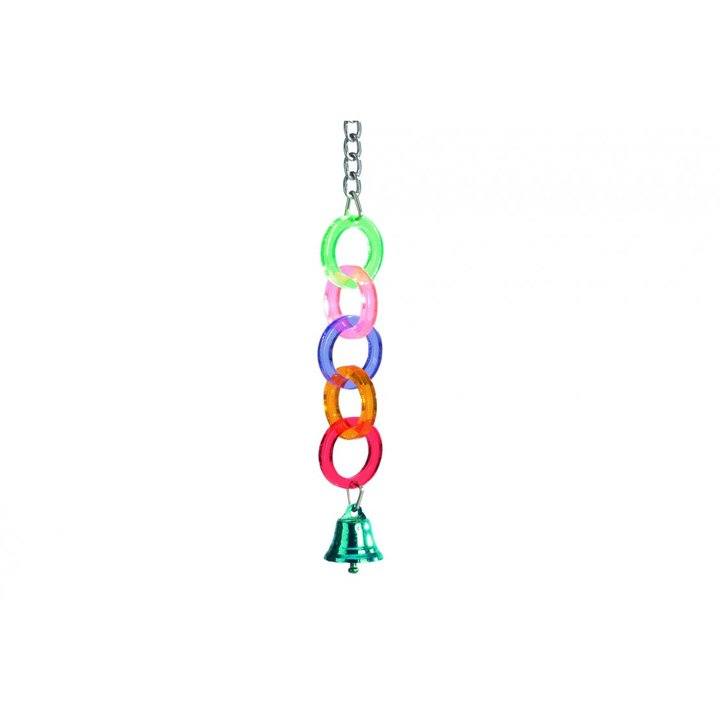 Beeztees Acrylic Bird Hanging Toy With Bells