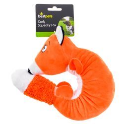 Best Pets Curly Squeaky Fox