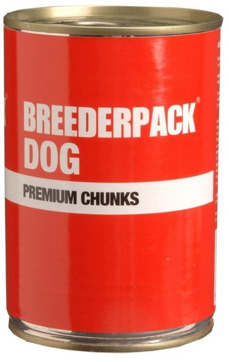 Breederpack Premium Chunks Dog Food Cans