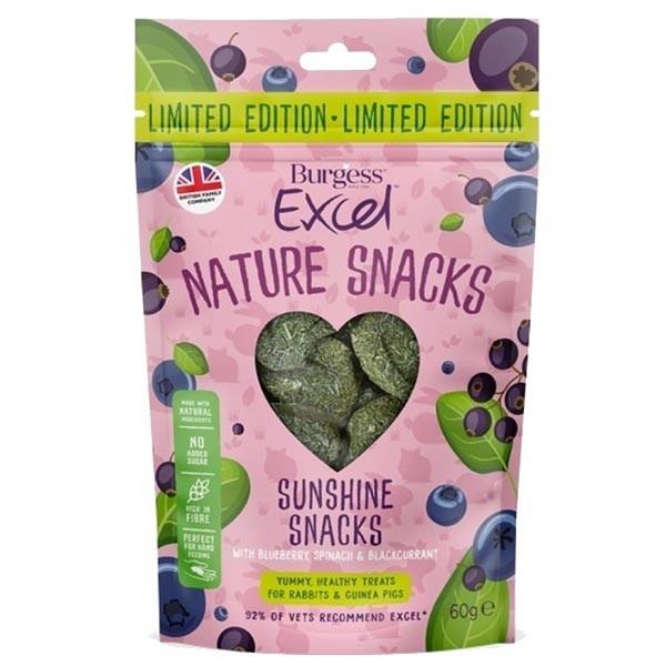 Burgess Excel Limited Edition Nature Snacks for Rabbits & Guinea Pigs