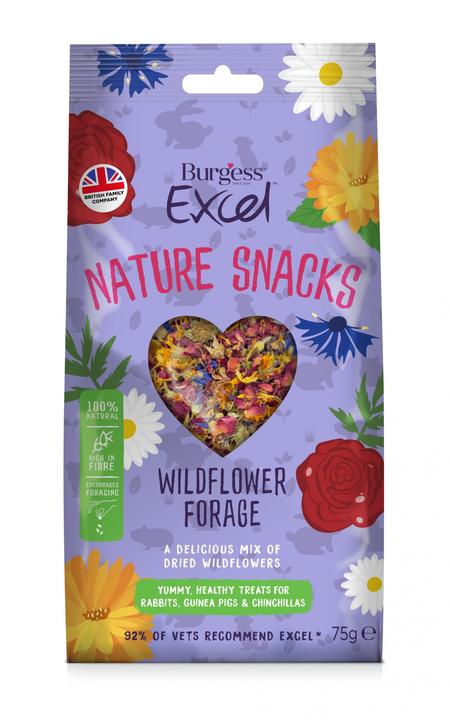 Burgess Excel Nature Snacks Wildflower Forage