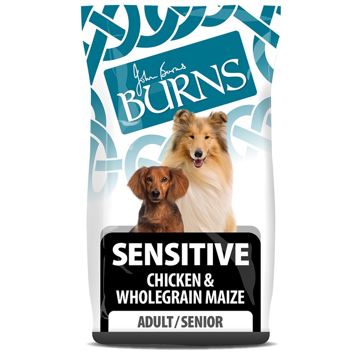 Burns Sensitive Chicken and Wholegrain Maize Adult & Senior Dog Food