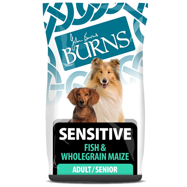 Burns Sensitive Fish & Wholegrain Maize Adult & Senior Dog Food