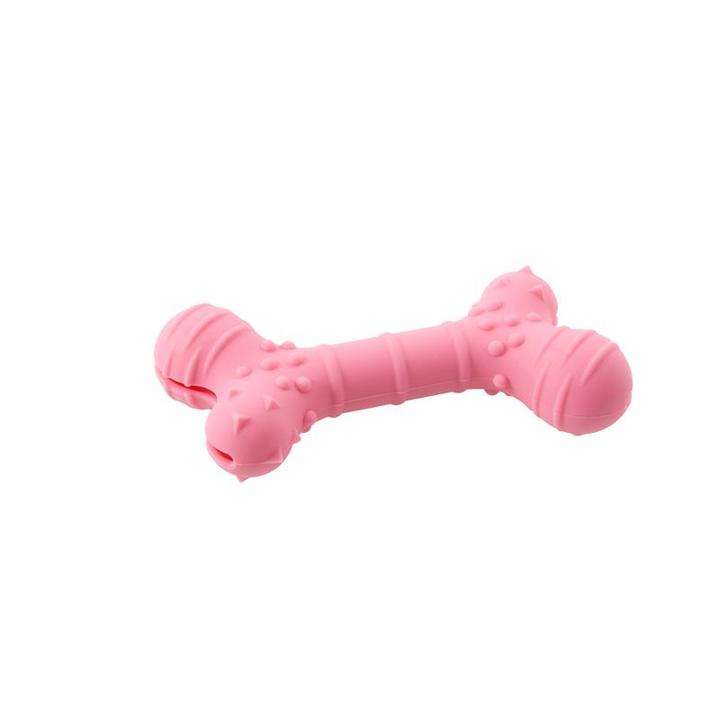 Buster Flex Bone Dog Toy Pink