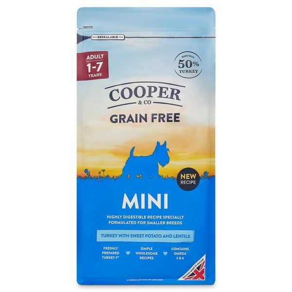 Cooper & Co Grain Free Mini Adult Dog Food Turkey & Sweet Potato